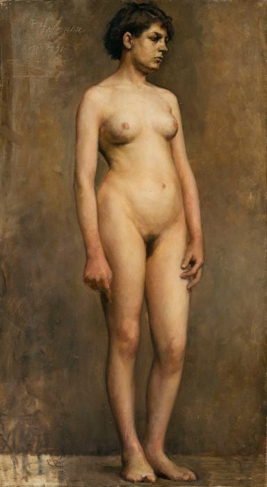 Nude Female Model by Pekka Halonen,A3(16x12")Poster