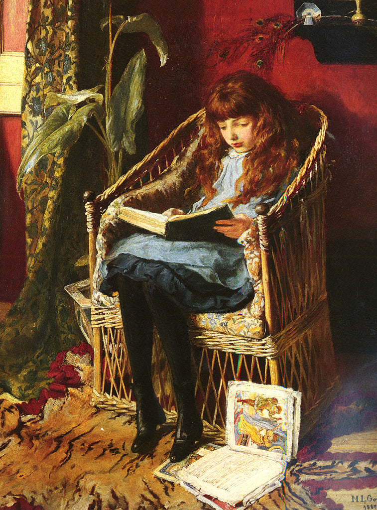 Fairy Tales, vintage artwork by Mary Louisa Gow, 12x8" (A4) Poster