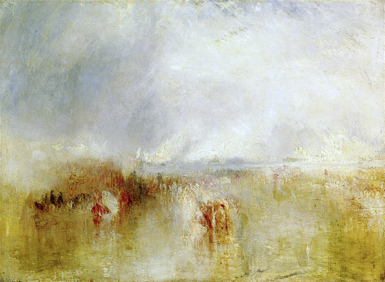 The Arrival of Louis-Philippe, 8 October 1844, vintage artwork by Joseph Mallord William Turner, 12x8" (A4) Poster