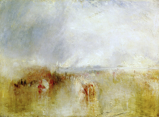 The Arrival of Louis-Philippe, 8 October 1844, vintage artwork by Joseph Mallord William Turner, 12x8" (A4) Poster