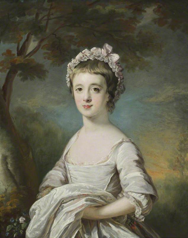 Anna Maria Astley, vintage artwork by Francis Cotes, R.A., 12x8" (A4) Poster