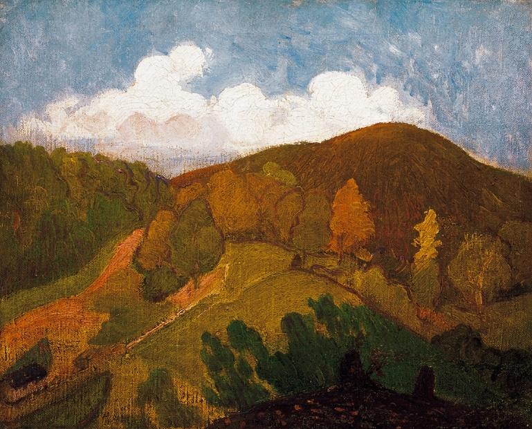 Banyuls Landscape by Jozsef Rippl-Ronai,A3(16x12")Poster