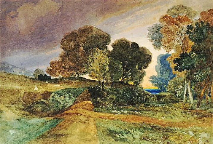 At Whitlingham, vintage artwork by John Sell Cotman, 12x8" (A4) Poster
