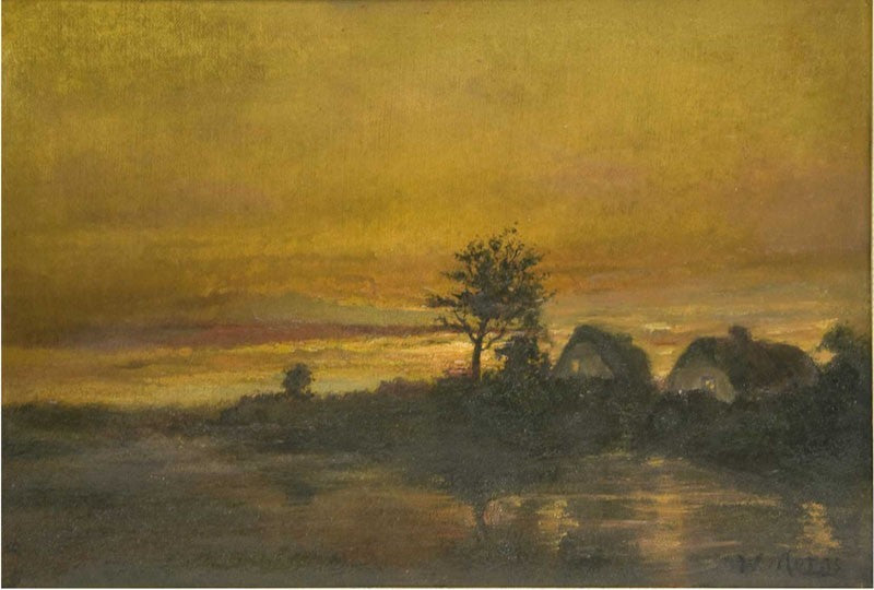 Evening on the Baltic Sea by Walter Moras,A3(16x12")Poster