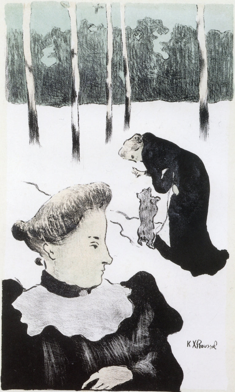 A Dog's Education by Ker Xavier Roussel,A3(16x12")Poster