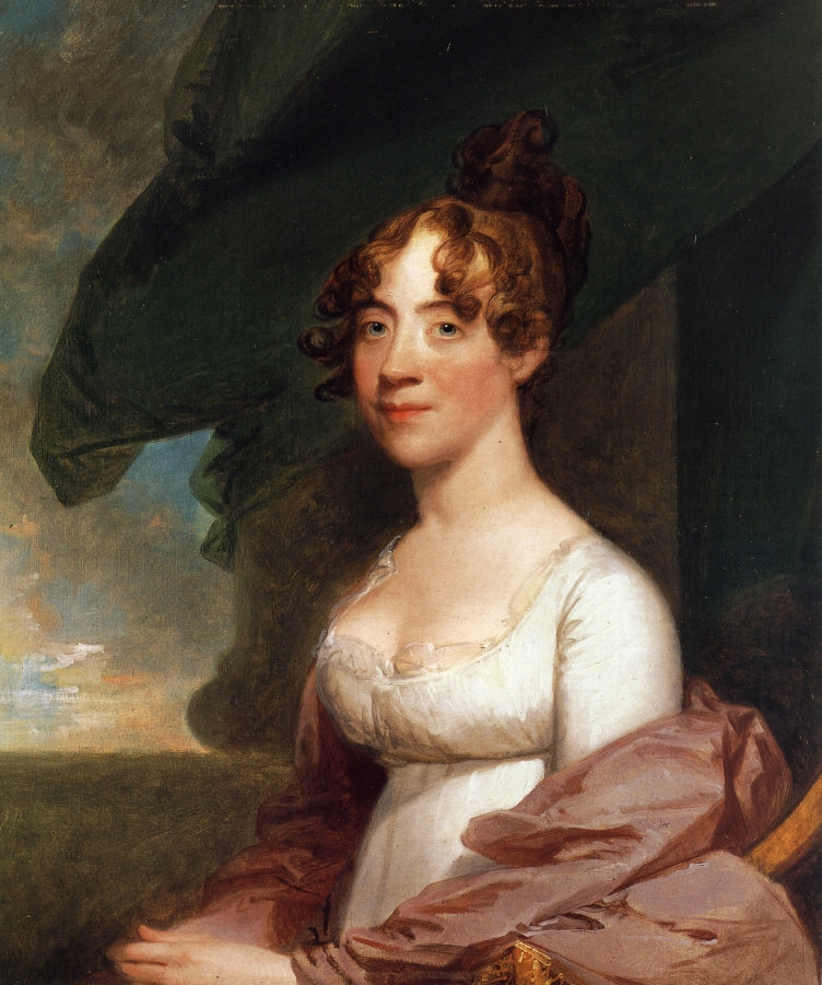 Anna Payne Cutts, vintage artwork by Gilbert Stuart, 12x8" (A4) Poster