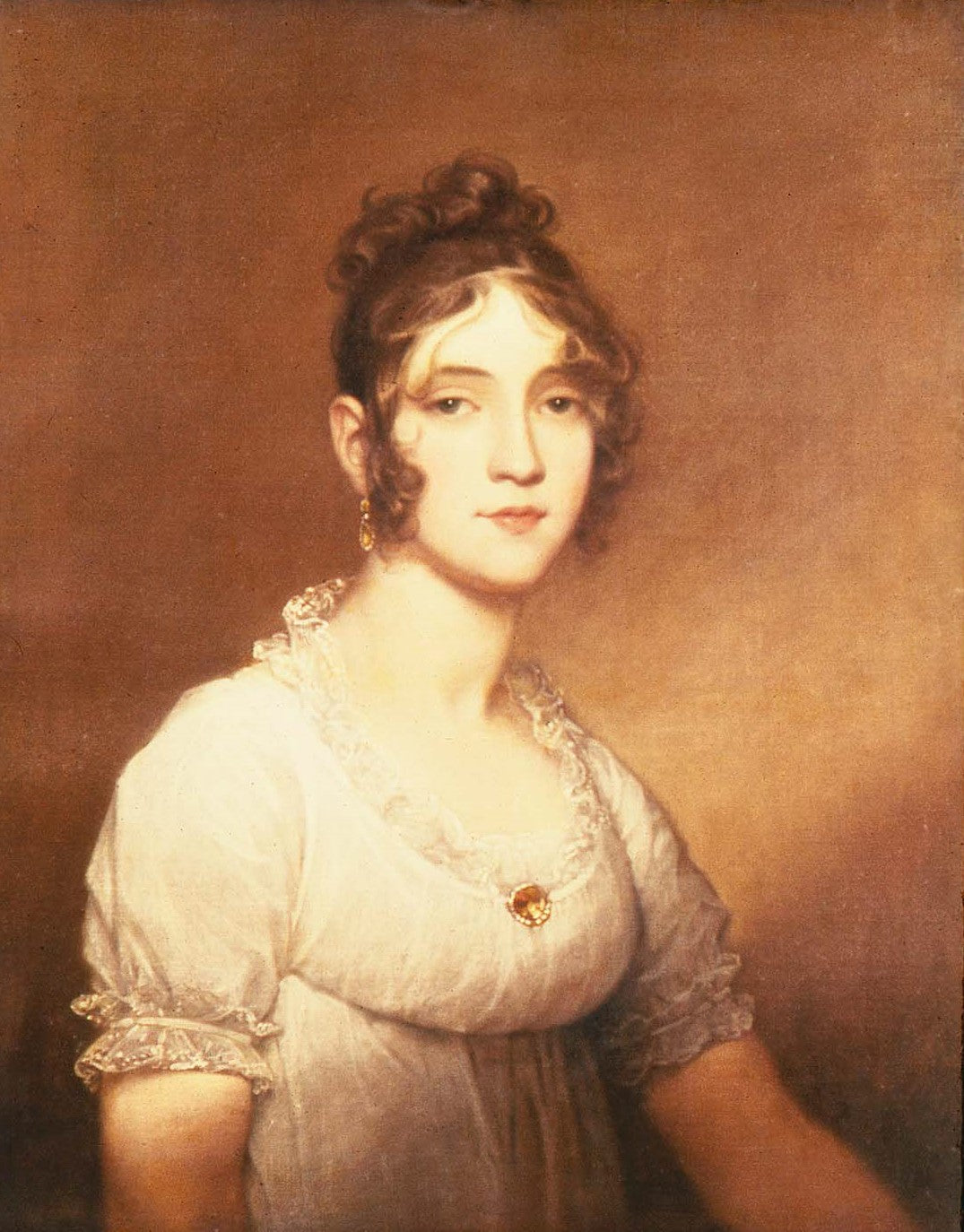 Mrs. Stephen Minot (Sally Minot), vintage artwork by John Trumbull, 12x8" (A4) Poster