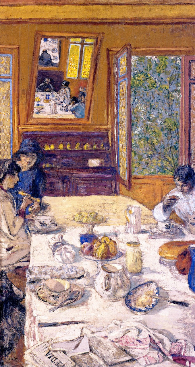 ucy Hessel and Miche Savoir at Breakfast by edouard Vuillard,A3(16x12")Poster