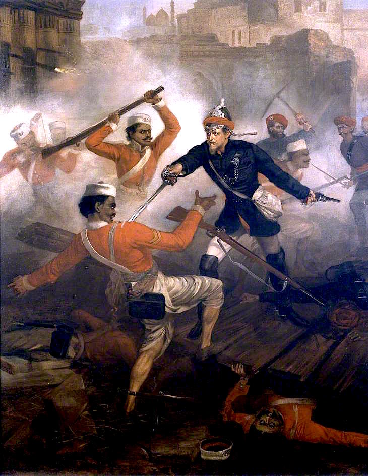 Lieutenant William Alexander Kerr....., vintage artwork by Louis William Desanges, A3 (16x12") Poster Print