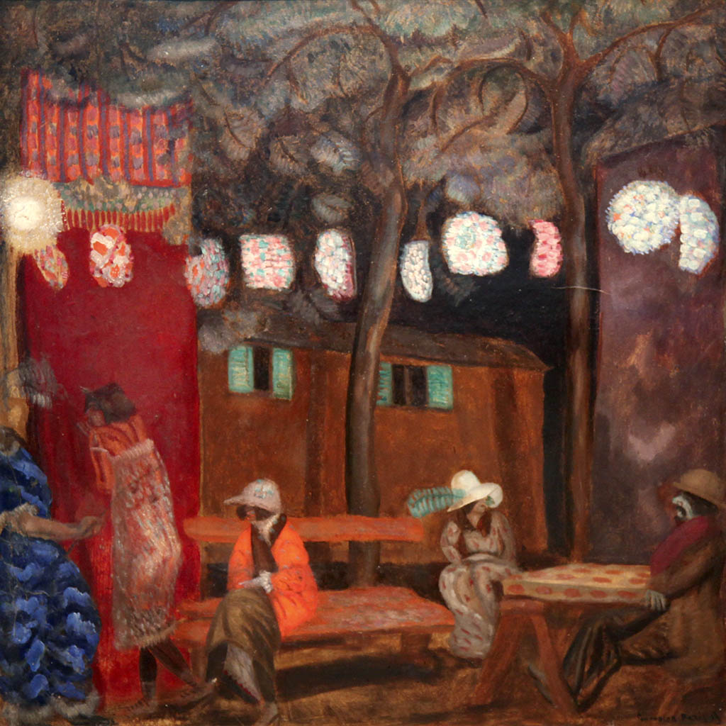 Night Scene in Paris by Boris Grigoriev,16x12(A3) Poster