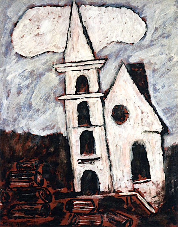 Church at Corea by Marsden Hartley,16x12(A3) Poster