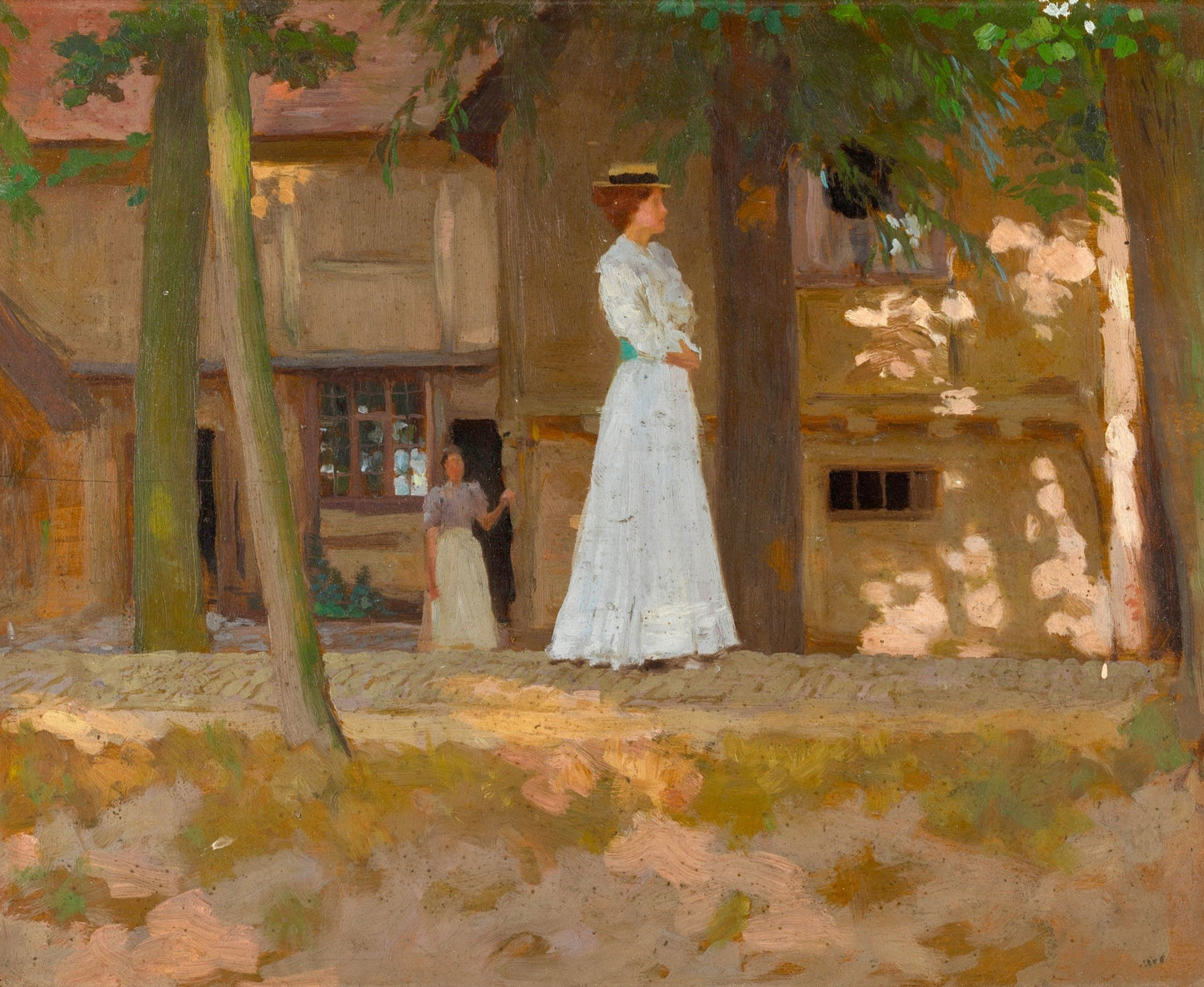 The Promenade by William Henry Margetson,A3(16x12")Poster