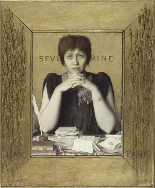 Severine, vintage artwork by Louis Welden Hawkins, 12x8" (A4) Poster