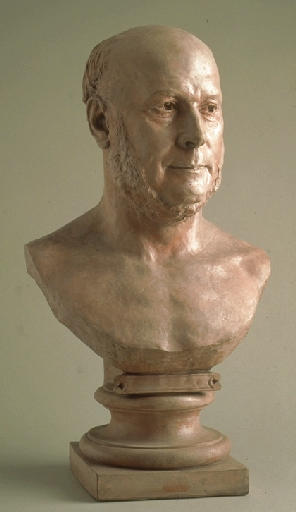 Jules Grevy (bust), vintage artwork by Jean-Baptiste Carpeaux, 12x8" (A4) Poster