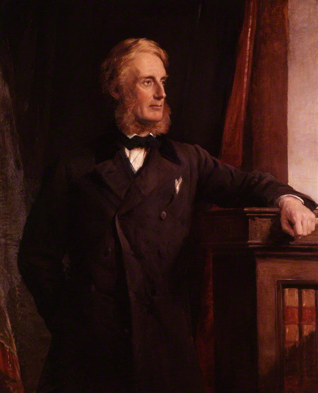Edward Cardwell, Viscount Cardwell, vintage artwork by George Richmond, A3 (16x12") Poster Print