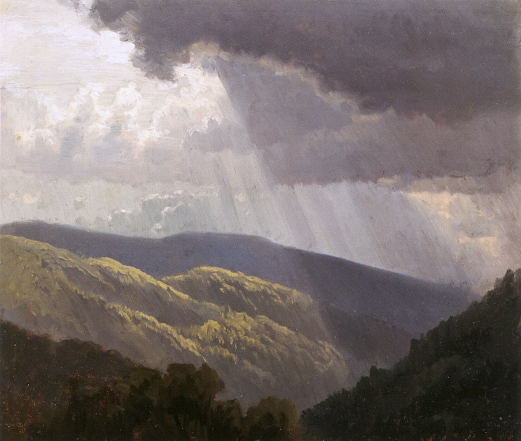 Cloud and Sunset Study, vintage artwork by William Bradford, 12x8" (A4) Poster