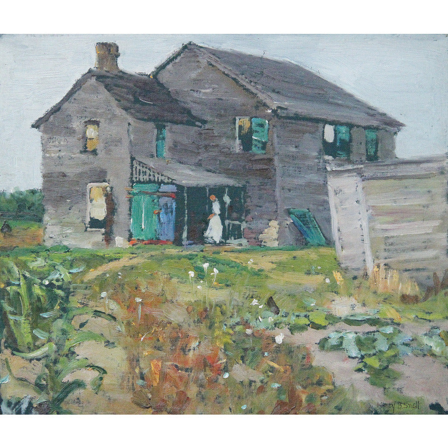 Old Farmhouse, vintage artwork by Henry B. Snell, 12x8" (A4) Poster