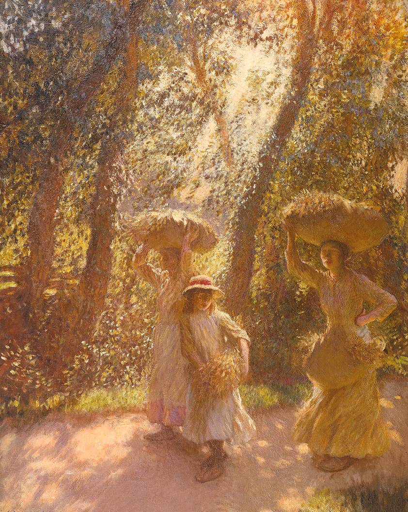 Gleaners Returning by Sir George Clausen, R.A., R.W.S., R.I.,A3(16x12")Poster