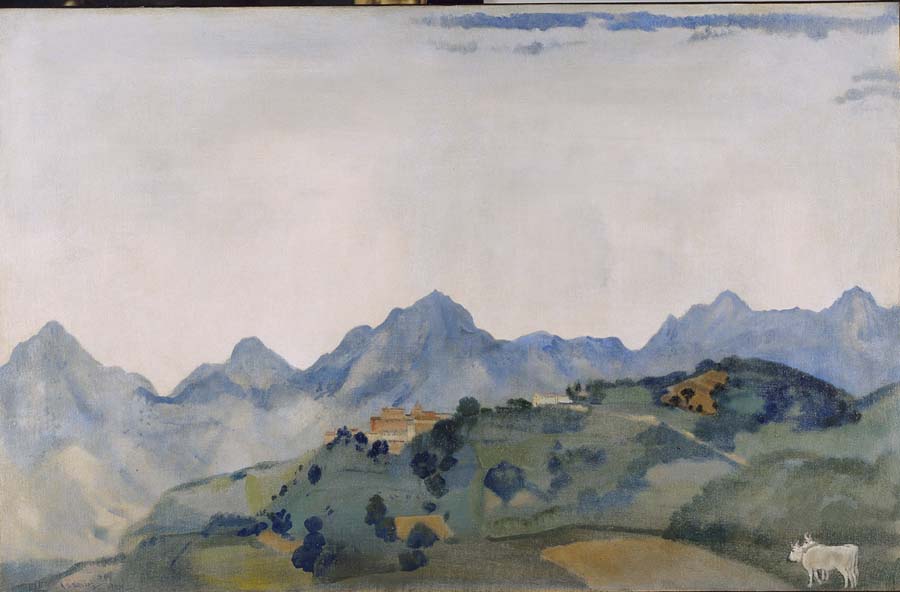Apuan Mountains, Lucca by Arthur B. Davies,A3(16x12")Poster