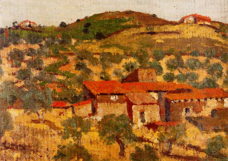 Mediterrean Landscape by Aristide Maillol,A3(16x12")Poster