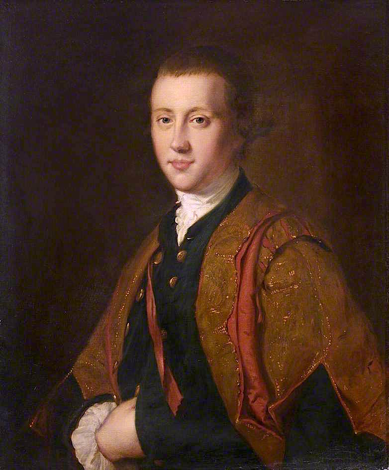 Richard, Viscount Fitzwilliam,, vintage artwork by Lowes Cato Dickinson, A3 (16x12") Poster Print