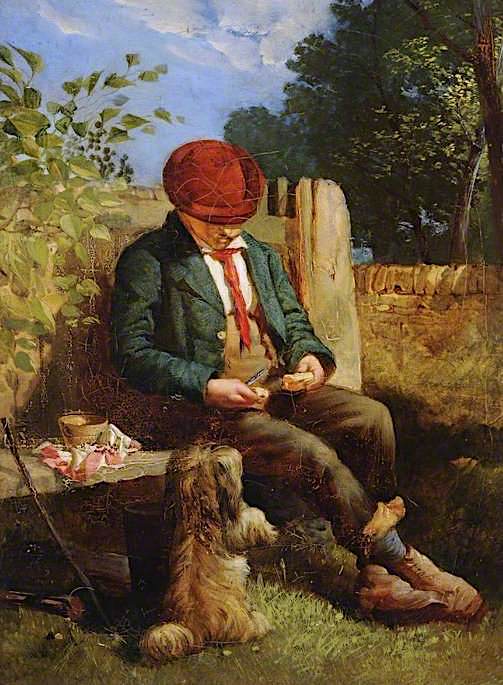 Lunch Time, vintage artwork by Godfrey Sykes, 12x8" (A4) Poster