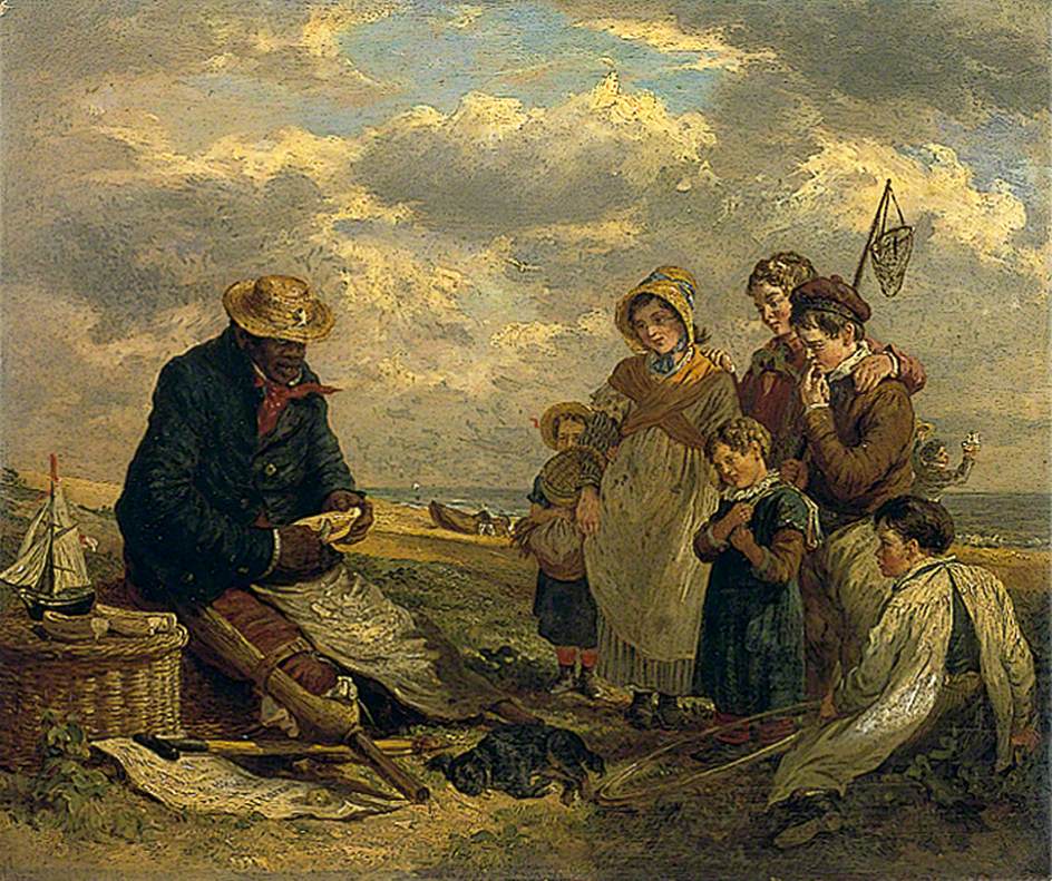 The Boat Builder, vintage artwork by William Parrott, A3 (16x12") Poster Print