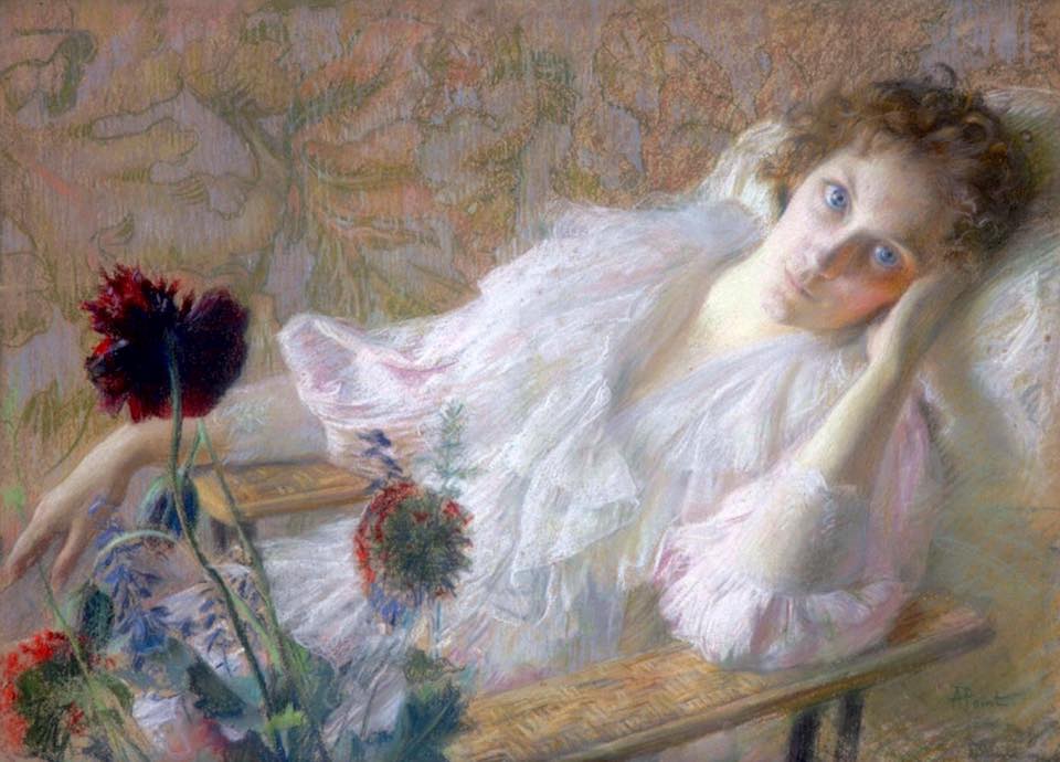 Autumn Soul, vintage artwork by Armand Point, 12x8" (A4) Poster