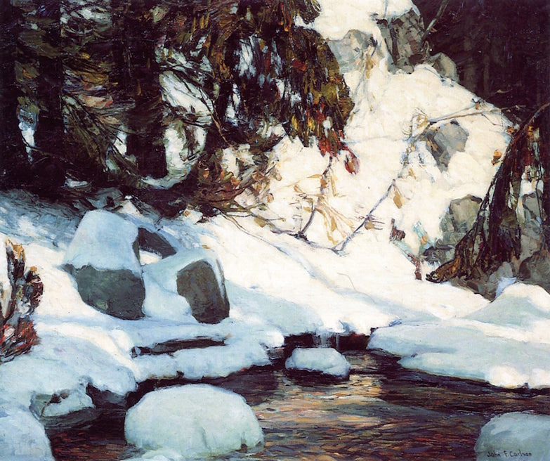 February Gaiety by John F. Carlson,16x12(A3) Poster