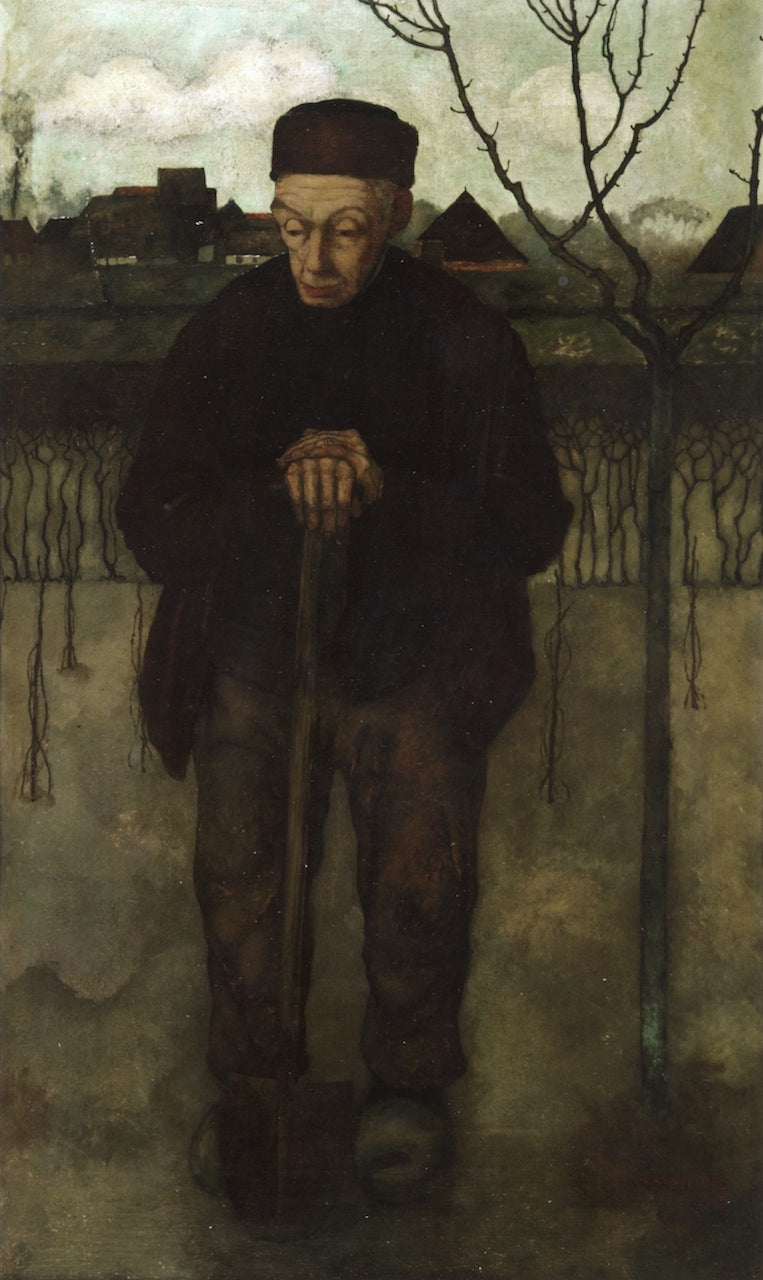 Douwe with Spade by Jan Mankes,16x12(A3) Poster