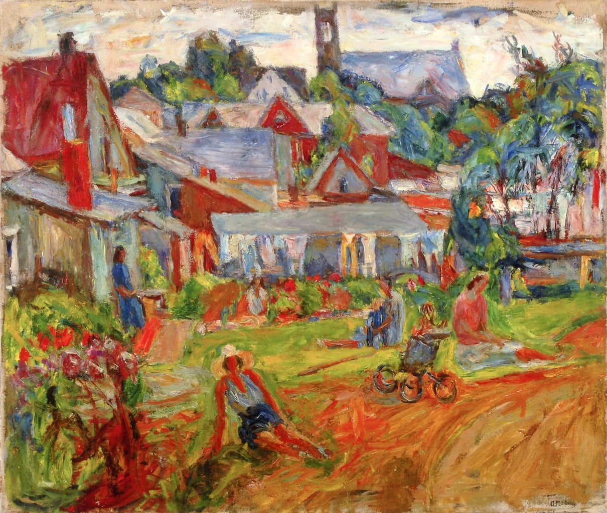 Autumn, Composition by Abraham A. Manievich,16x12(A3) Poster