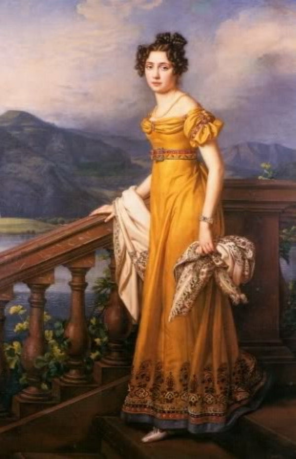 Amalie Auguste, vintage artwork by Joseph Karl Stieler, 12x8" (A4) Poster