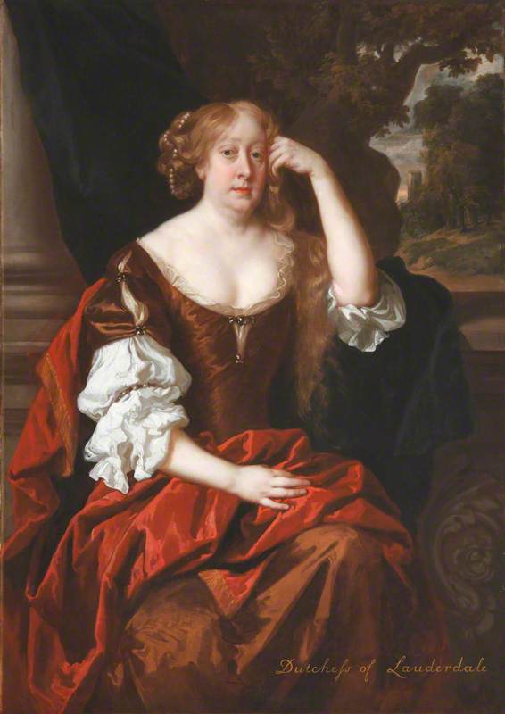 Elizabeth Murray, Countess of Dysart and Later Duchess of Lauderdale, vintage artwork by Peter Lely, 12x8" (A4) Poster