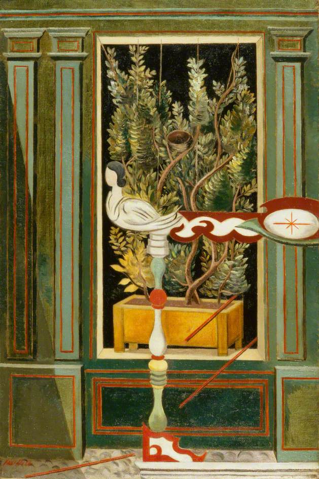 Nest of the Siren, vintage artwork by Paul Nash, 12x8" (A4) Poster