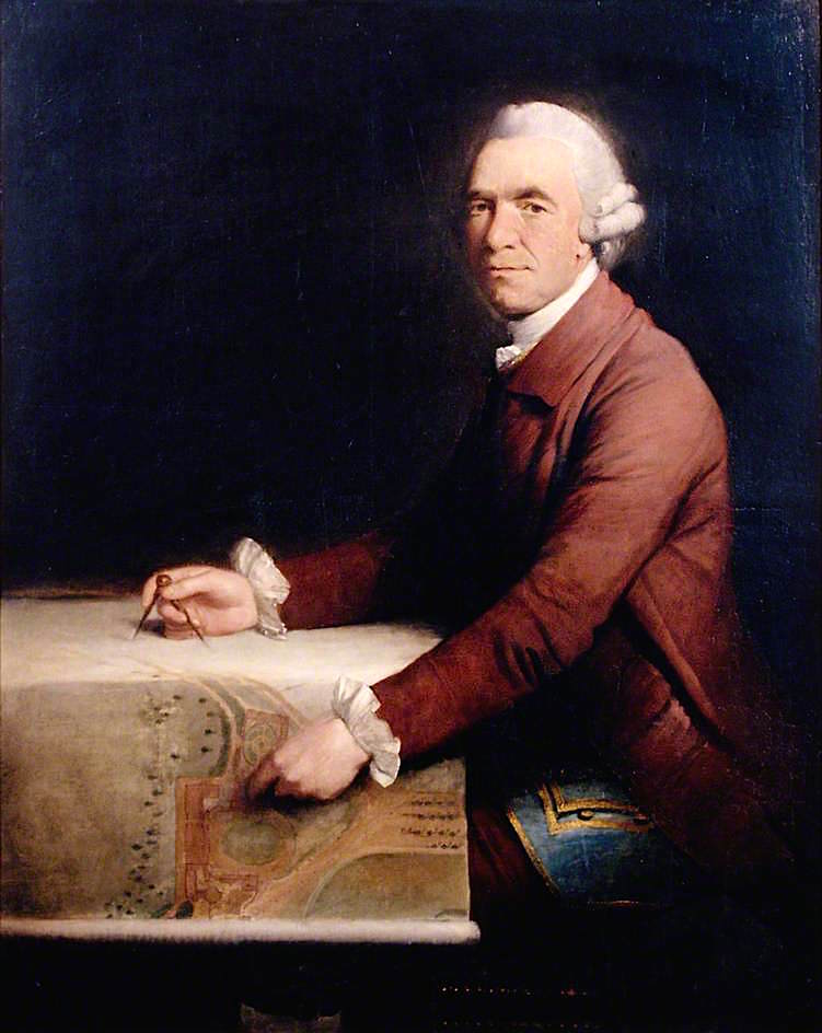 Kenton Couse, Architect, vintage artwork by Mason Chamberlin the Elder, 12x8" (A4) Poster
