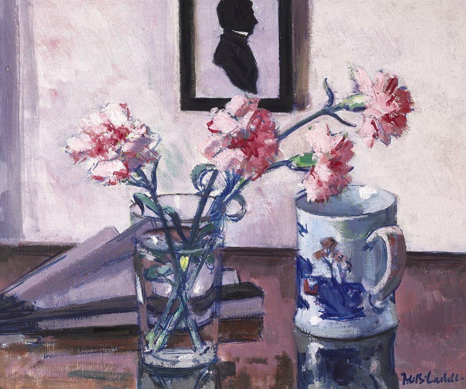 Pink Carnations by Francis Campbell Boileau (F.C.B.) Cadell,16x12(A3) Poster