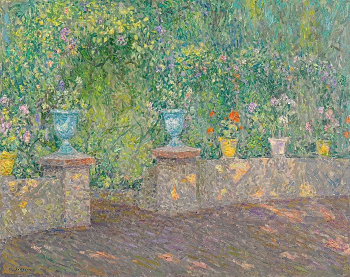 Faience Flower Pots by Henri Le Sidaner,A3(16x12")Poster