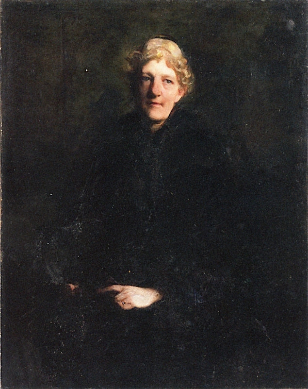 Portrait of Helen Bigelow Merriman, vintage artwork by Abbott Handerson Thayer, 12x8" (A4) Poster