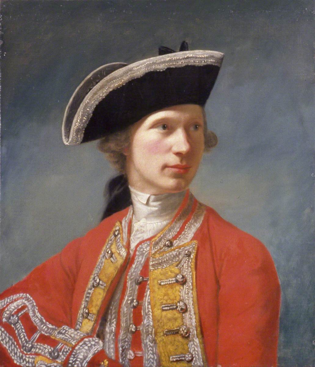 Captain William Baillie, vintage artwork by Robert Edge Pine, 12x8" (A4) Poster