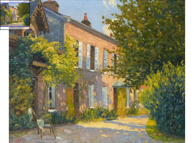 Garden Corner, Summer by Narcisse Guilbert,16x12(A3) Poster