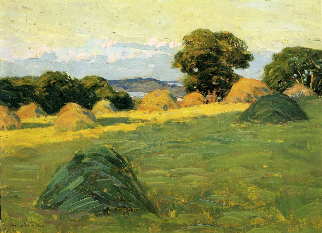 The Hill Field, vintage artwork by Arthur Wesley Dow, 12x8" (A4) Poster