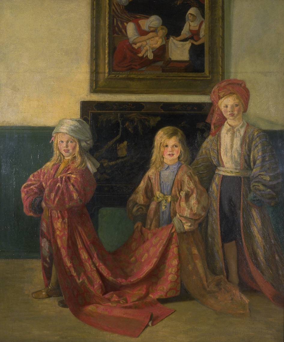 The Princess Badroulbadour, vintage artwork by Sir William Rothenstein, 12x8" (A4) Poster