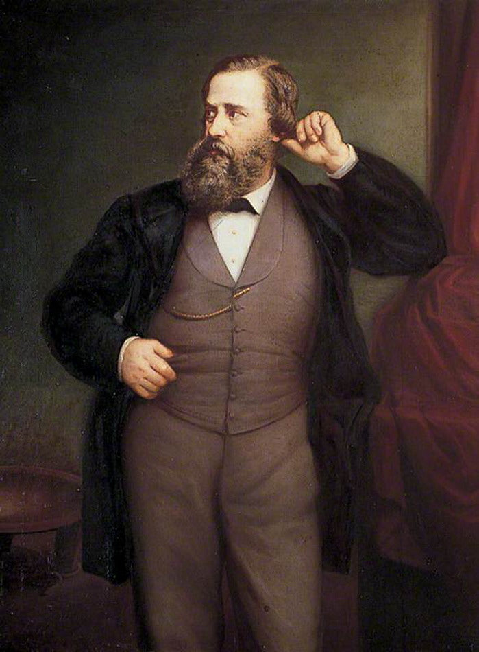 Julius Lucian Brenchely, Esq., vintage artwork by Willam Charles Thomas Dobson, A3 (16x12") Poster Print