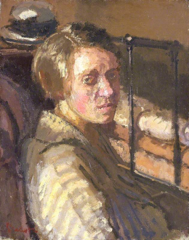 Camden Town Portrait, vintage artwork by Walter Richard Sickert, 12x8" (A4) Poster