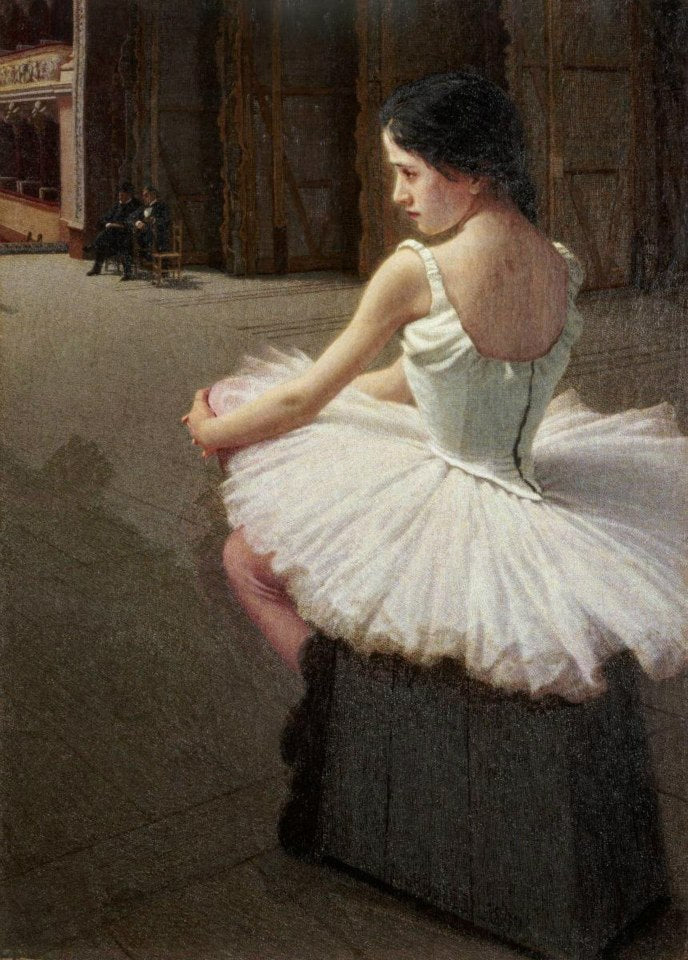 Fragilina by Angelo Morbelli,A3(16x12")Poster