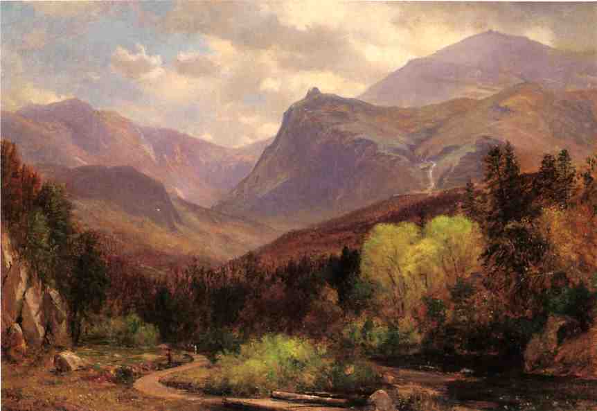 Tuckermans Ravine and Mount Washington, vintage artwork by Samuel Lancaster Gerry, A3 (16x12") Poster Print