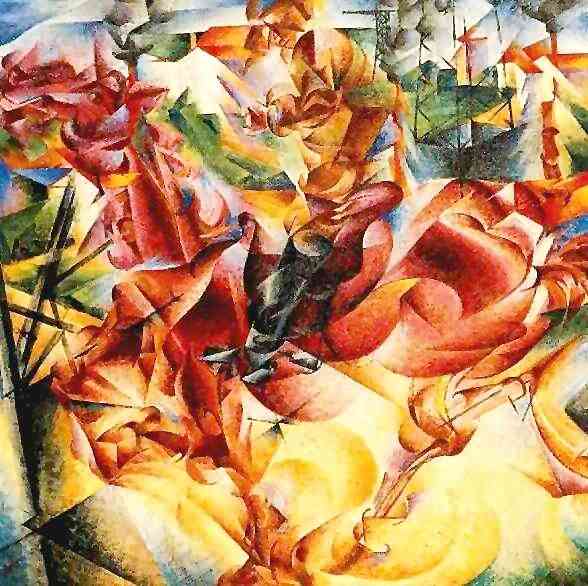 Elasticity by Umberto Boccioni,16x12(A3) Poster