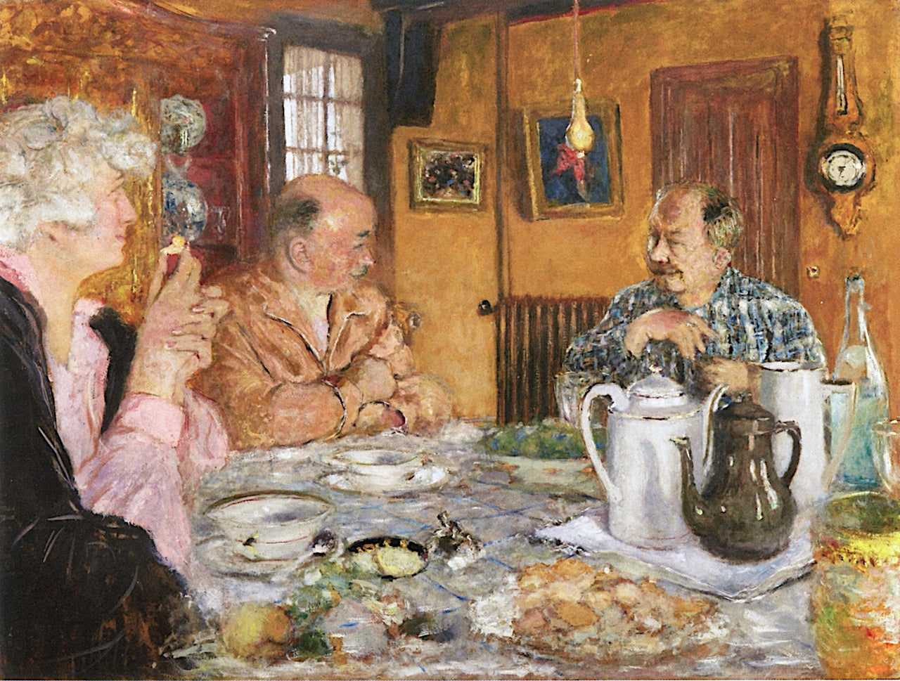 Breakfast at Pond-l'Evêque by edouard Vuillard,A3(16x12")Poster