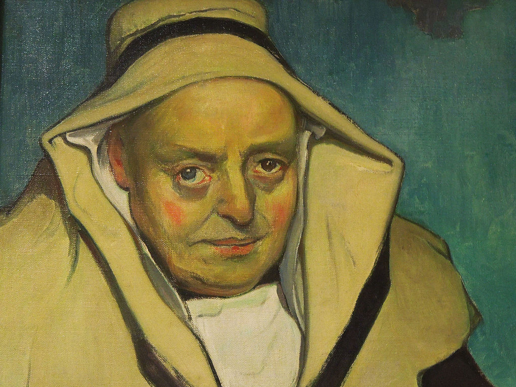 Old Breton Woman by Wladyslaw Slewinski,A3(16x12")Poster