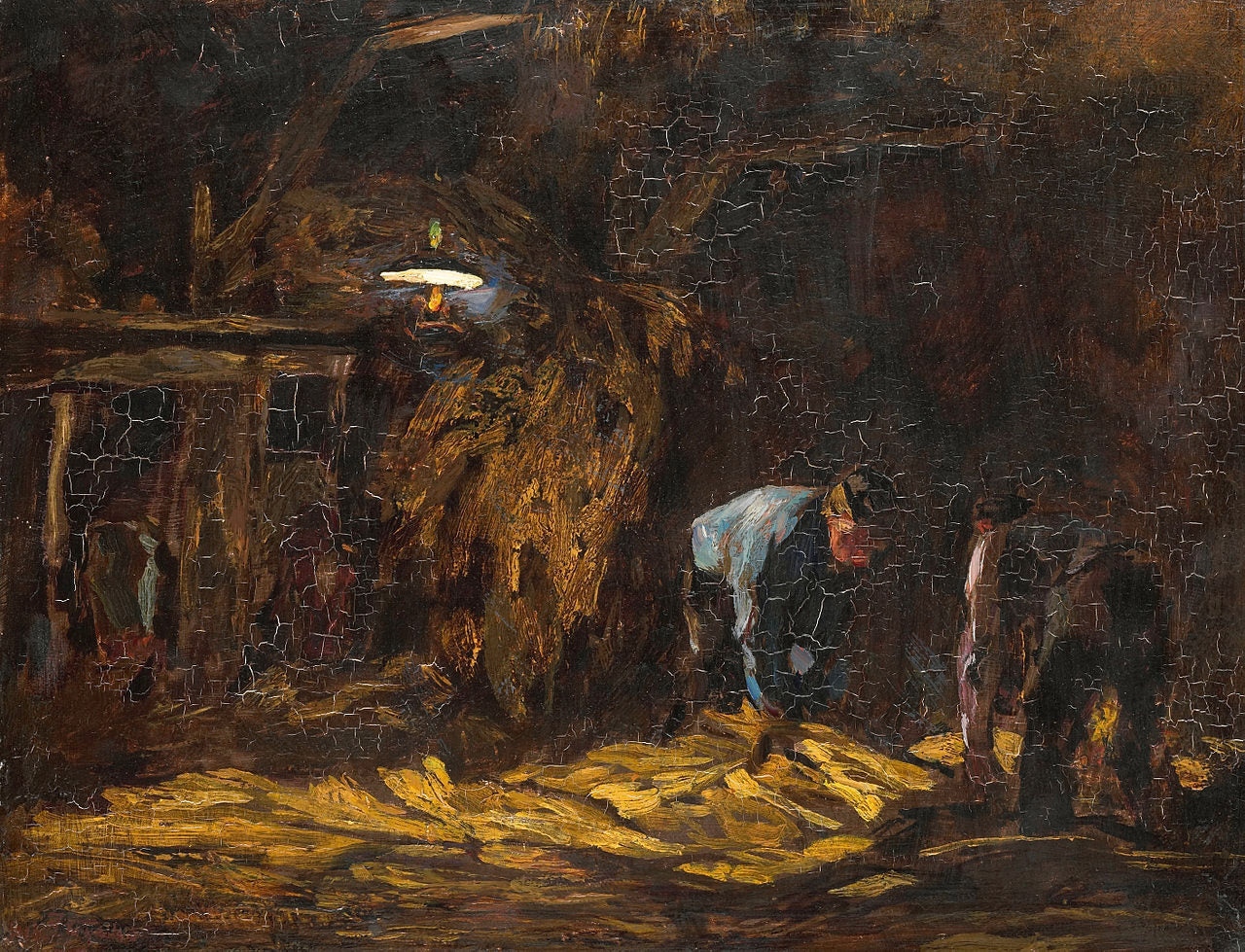 In the Barn by Willem de Zwart,A3(16x12")Poster